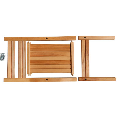 Стільчик дерев'яний "Ведмедик" ЕКО (1 ростова група)h1=52см.,h2=26см.сидіння 34Х26см