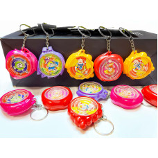 Брелок-гра (лабіринт з металевою кулькою) "Фрукти" 3,5 см  (ціна за уп в упаковці 10 шт)