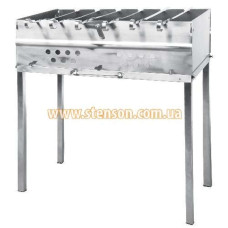 Набір для барбекю "STENSON": мангал+6 шампурів H:16,5сm L:50сm W:30сm L=45cm (4наб)