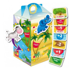 Гра з липучками "Вперед, слонику!" (укр)