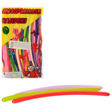 Надувні кульки (72шт) для моделювання, мікс кольорів, 100шт в кульку, 17-29-1см