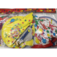 Святковий набір 5пр  (600шт)  (Ціна за 1 набір) кульк 27-10-20см