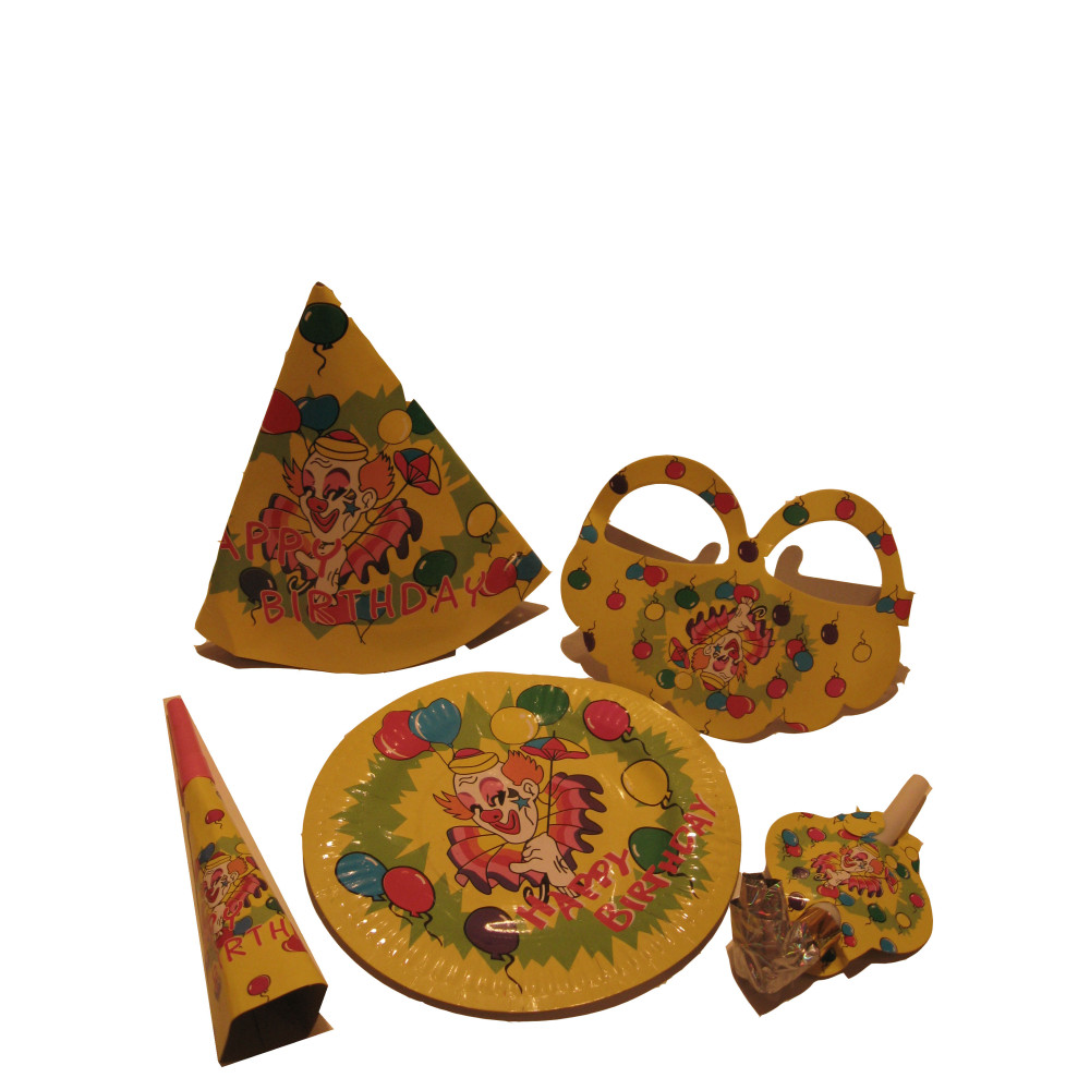 Святковий набір 5пр  (600шт)  (Ціна за 1 набір) кульк 27-10-20см