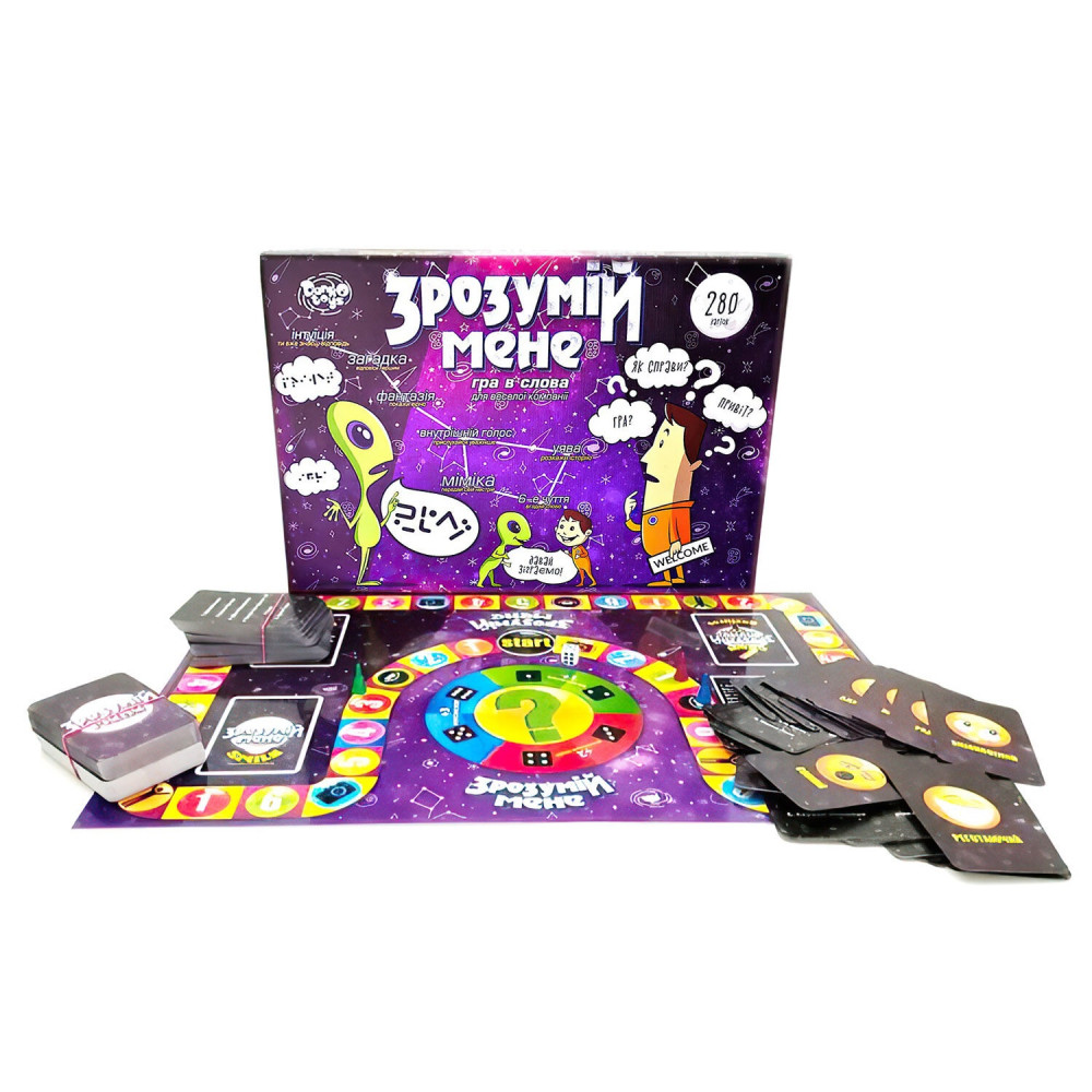 Гра настільна велика "Зрозумій мене" укр. (10шт) DTG18U