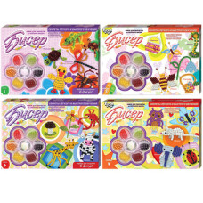 Набір для творчості "Бісер" середній (12шт), Б6-1, Б6-2, Б6-3, Б6-4