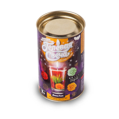 Набір креативної творчості "Гелева свіча" в тубусі (12шт)GS-02-01