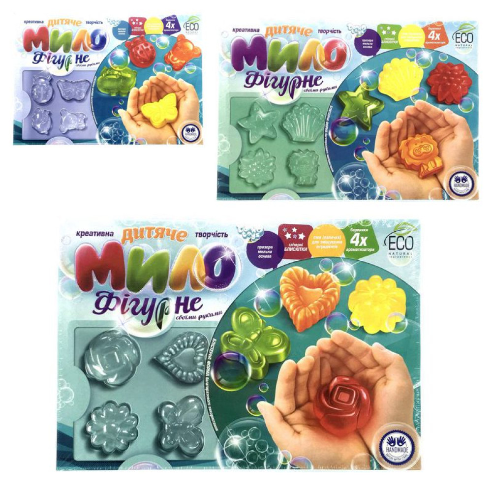 Набір креативної творчості "Дитяче Фігурне Мило" малий (12шт) DFM-01-01U