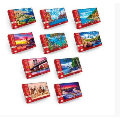 Пазли 380 ел. (10шт), C 380-01-01,02,03,04...10