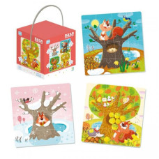 Пазл 4в1 Пори Року, 4 пазла на 12, 16, 20 і 24 ел.