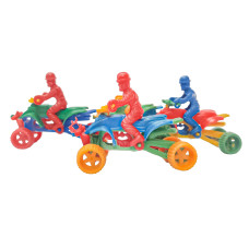 Мотоцикл в кульочку з рухомими деталями  5*2,5см (2868 шт),