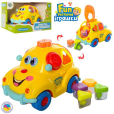 Гра (24шт) Автошка,машинка,озвучення українською,світлові еф,їздить,сортер,каталка,на бат,в кор,23,5-15,5-