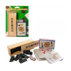 Доміно DM25547-7 (72шт) дерев, 2в1(карти,кубики), дерев.пенал, на листі, 14,5-21-3см