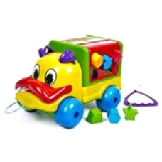 Каталка "Песик", сортер, зі шнурочком (10шт)