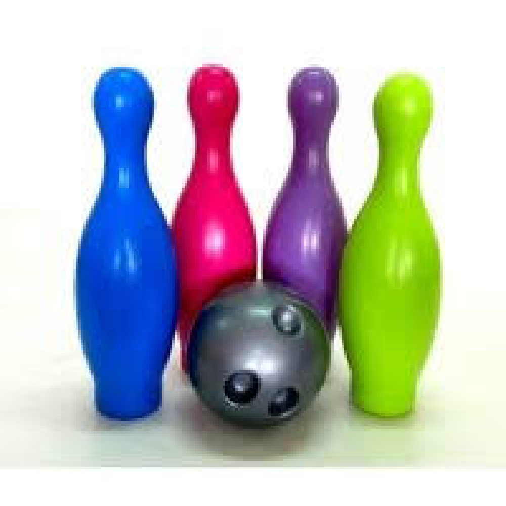 Кеглі 4шт, 1куля, в сітці