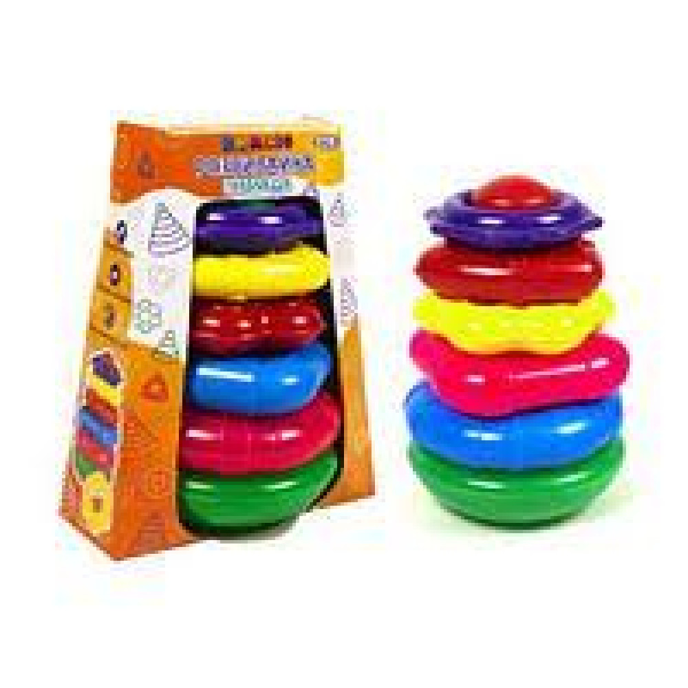 Піраміда "Розвивайка " ,коробка