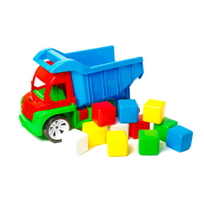 Вантажівка Алекс бамс+ кубики малі» 38-22-27