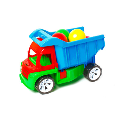 Вантажівка Алекс бамс + кульки малі 12 шт, 38 см, 087