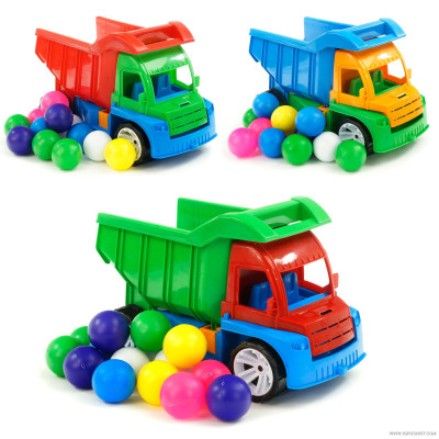 Вантажівка Алекс бамс + кульки малі 12 шт, 38 см, 087