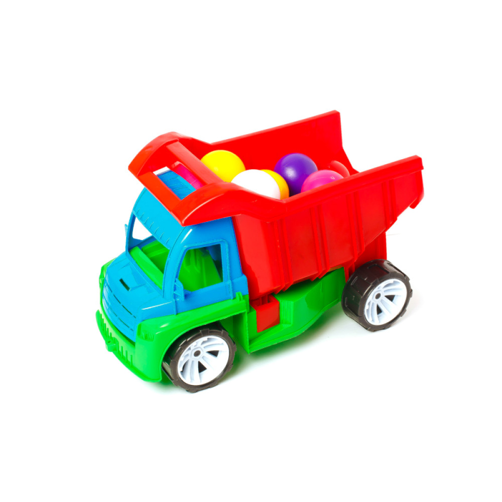 Вантажівка Алекс бамс + кульки малі 12 шт, 38 см, 087