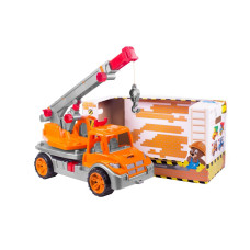 Машинка Кран Помаранчевий  картонна коробка 3695