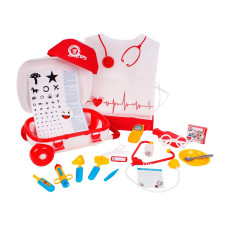 Лікарський Набір з халатом Валіза 21пр ТехноК", арт.4319