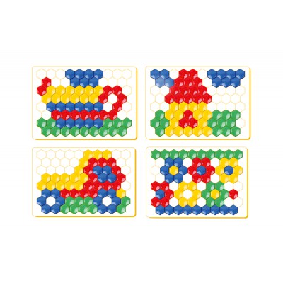 Мозаїка для малюків 1 в картонні коробці  (80 ел.) 2063