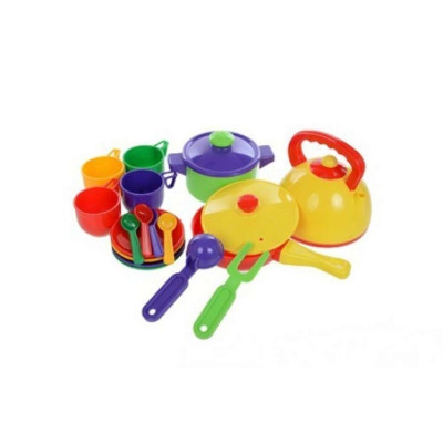 Набір посуду (17 пр) в пакеті YU-P17