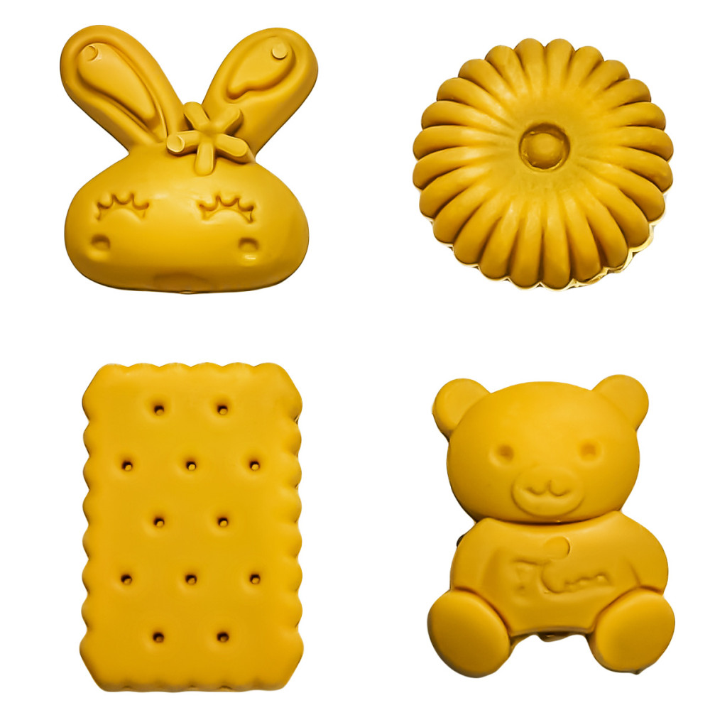 Гумки для стирання на листі 4 шт Печиво уп 20 шт 8059