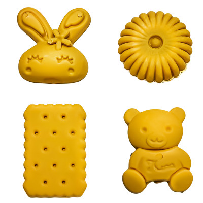 Гумки для стирання на листі 4 шт Печиво уп 20 шт 8059