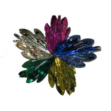 Герлянда-дощик квіти різноколірна (уп.10 шт) ціна за 1 шт.