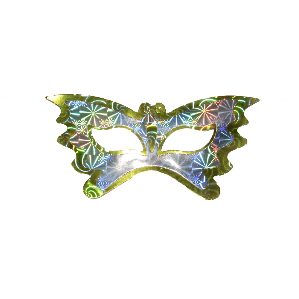 Маска новорічна блискуча (уп.12шт)