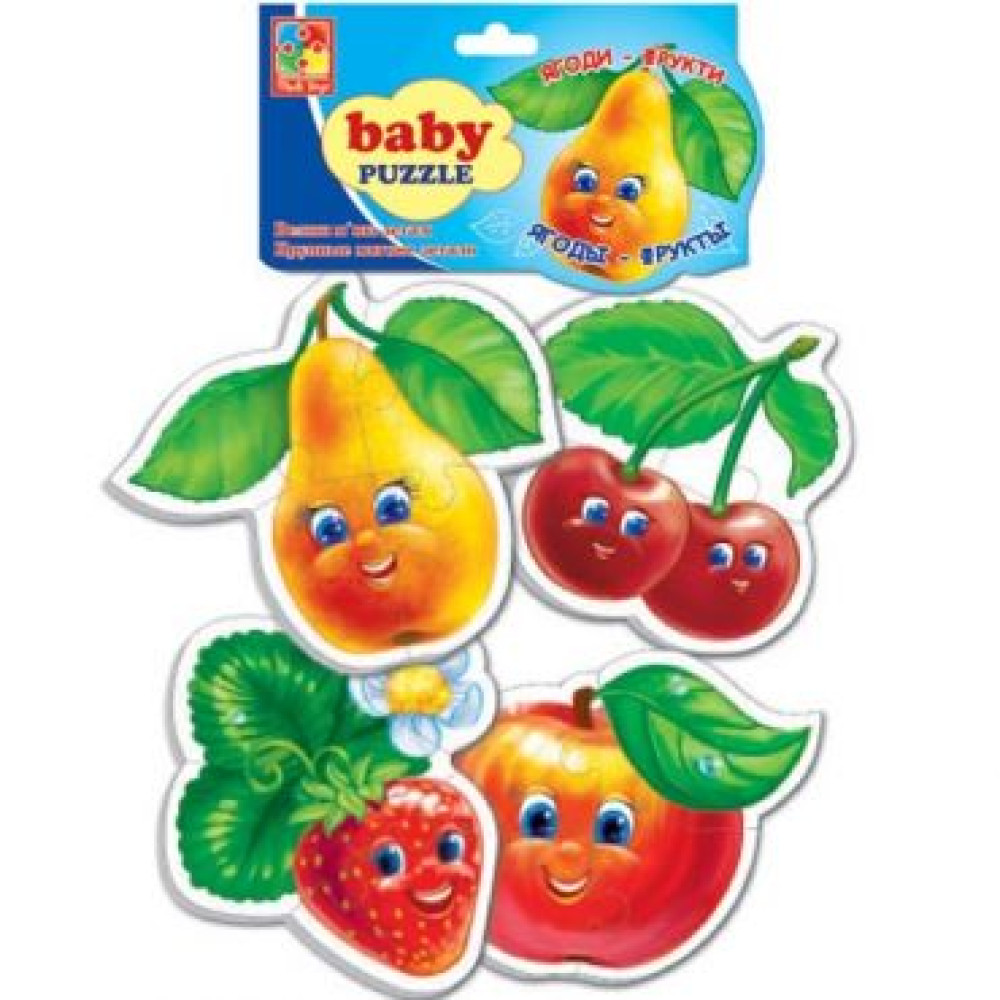 Бебі пазли "Фрукти" VT1106-77 (укр)