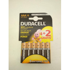 Батарейка міні пальчик DURASELL R3 ( Alkaline)блістер 1*12  уп 144 шт