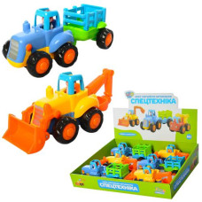 Спецтехніка 326AB (108шт) інер-а, 15см, 6шт(2 вида) в дисплеї,34-24-8см