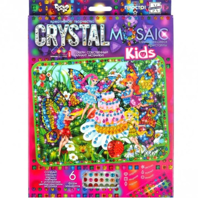 Набір креативної творчості "CRYSTAL MOSAIC KIDS"CRMk-01-01-10