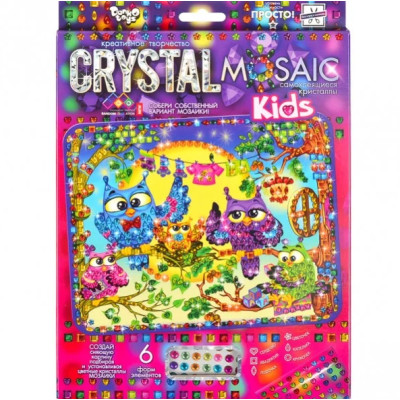Набір креативної творчості "CRYSTAL MOSAIC KIDS"CRMk-01-01-10