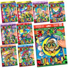 Набір креативної творчості SA-01-01-09 "Фреска із піску "Sand Art"