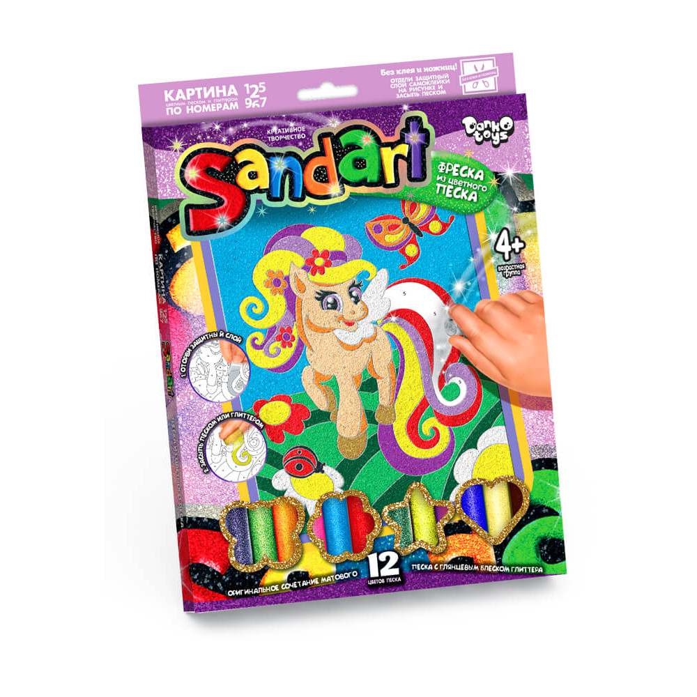 Набір креативної творчості SA-01-01-09 "Фреска із піску "Sand Art"