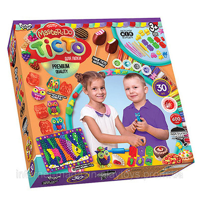 Набір креативної творчості "Тісто для ліпки "Master Do" коробка 30 кольорiв*20г укр ТМD-03-06 (6)