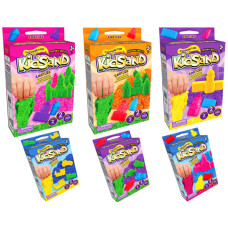 Набір креативної творчості "Кінетичний пісок "KidSand" коробка міні 200 г укр KS-05-01U