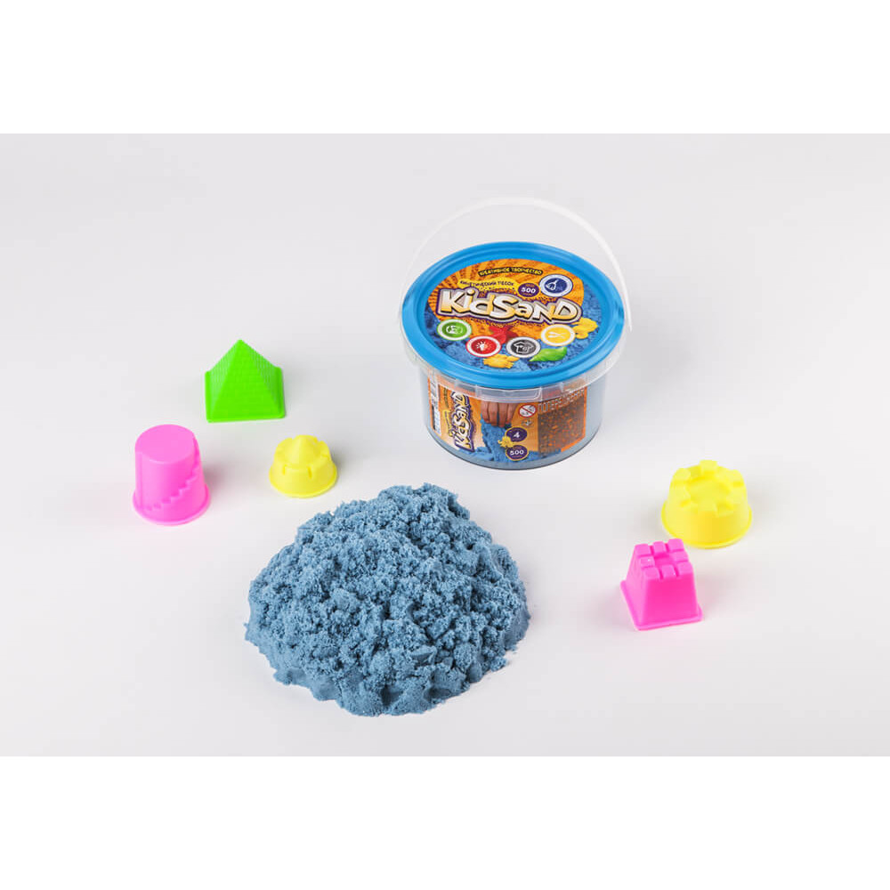 Набір креативної творчості "Кінетичний пісок"KidSand" банка 500г (24) KS-01-02