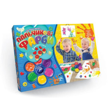 Пальчикові фарби "Моя перша творчість" 7 кольорів укр. (12) РК-01-02