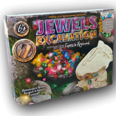 Набір для проведення розкопок "JEWELS EXCAVATION" камні укр.(6) JEX-01-02