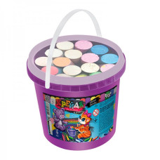 Крейда для малювання на асфальті" банка 16 штук укр (12) MEL-03-01U