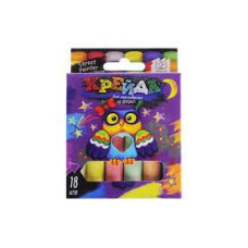 Крейда для малювання на асфальті" тонка 18 шт укр (24) MEL-02-04U