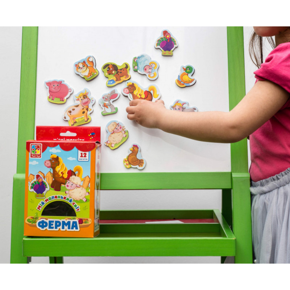 Мій маленький світ на магнітах "Ферма" (укр)