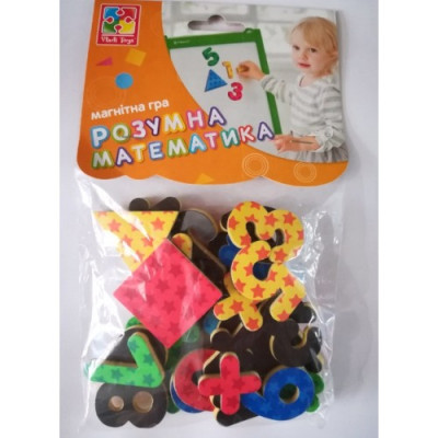 Магнітна гра "Цифри та геометричні фігури" VT5900-01 (укр)