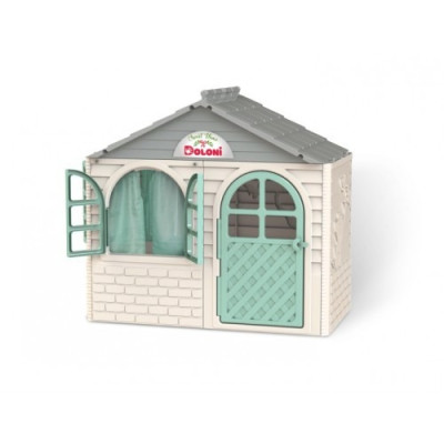 Будинок з шторками DOLONI (69*129*120см) 02550/12 Бежево-м'ятний
