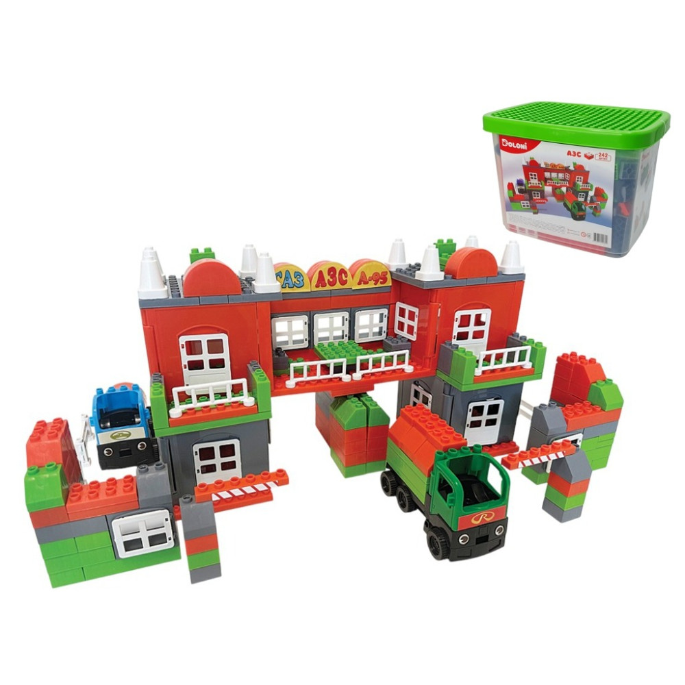 Конструктор "АЗС" 242 детал. 013888/07 в пластик. боксі