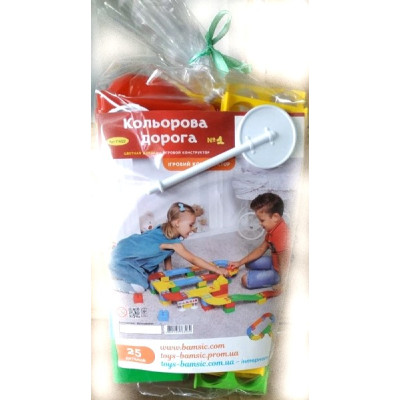 Кольорова дорога №2 " артикул 114/23 ТМ "Bamsic", пакет